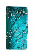 TopQ Wallet Phone Case for Xiaomi Poco M4 Pro Blue with Flowers 69562 - Phone Case