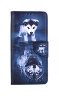 TopQ Case Vivo Y33s book Reflection of the wolf 68644 - Phone Case
