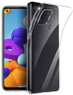 TopQ Cover Samsung A21s Silicone 2mm Transparent 51620 - Phone Cover