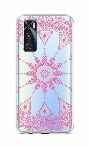 TopQ Cover Vivo Y70 Silicone Pink Mandala 56944 - Phone Cover - Main image