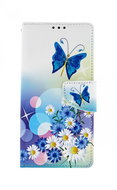 TopQ Wallet Phone Case for Xiaomi Redmi 9C  White with Butterfly 52446 - Phone Cover