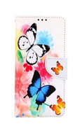 TopQ Wallet Phone Case for Vivo Y11s Colour with Butterflies 57070 - Phone Case