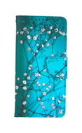 TopQ Wallet Phone Case for Vivo Y11s Blue with Flowers 57067 - Phone Case