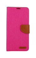 Canvas Wallet Phone Case for Samsung A12 Pink 56169 - Phone Case