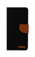Canvas Wallet Phone Case for Xiaomi Redmi Note 10 Pro Black 57926 - Phone Case