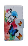 TopQ Wallet Phone Case for iPhone 13 Colour with Butterflies 66321 - Phone Case