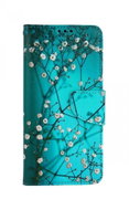 TopQ Case Vivo Y21s Book Blue with flowers 68587 - Phone Case