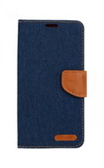 Canvas Wallet Phone Case for Samsung S22 Plus Blue Dark 68855 - Phone Case