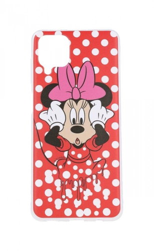 TopQ Cover Samsung A12 Silicone Minnie Mouse Red 68765 - Phone Cover - Main image