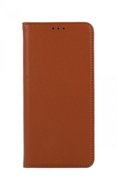 Forcell Leather Wallet Phone Case for SMART PRO Samsung A12 Brown 70190 - Phone Case