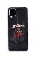 TopQ Cover Samsung A12 Silicone Spider-man Black 68882 - Phone Cover