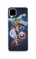 TopQ Cover Samsung A12 Silicone Avengers Blue 68872 - Phone Cover