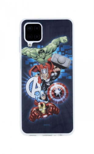 TopQ Cover Samsung A12 Silicone Avengers Blue 68872 - Phone Cover - Main image