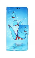 TopQ Case Vivo Y33s book Blue butterflies 68641 - Phone Case