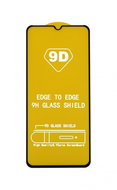 Premium Tempered Glass Tempered Glass on Vivo Y20s Full Cover Black 69555 - Glass Screen Protector