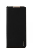Vennus Wallet Phone Case for Samsung A12 Luna Book Black 69360 - Phone Case