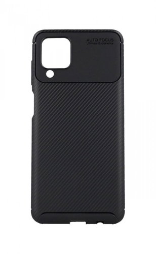 Vennus Cover Carbon Elite Samsung A12 Silicone Black 69307 - Phone Cover - Main image