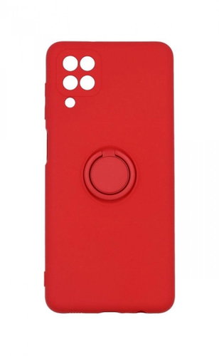 Vennus Cover RING Samsung A12 Silicone Red 69327 - Phone Cover - Main image