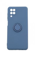 Vennus Cover RING Samsung A12 Silicone Blue 69328 - Phone Cover
