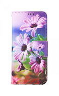 TopQ TopQ Wallet Phone Case for Samsung A12 Purple Flowers 60134 - Phone Case