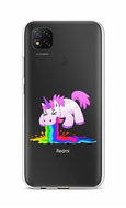 TopQ Cover Xiaomi Redmi 9C Silicone Rainbow Splash 53056 - Phone Cover