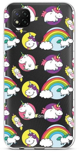 TopQ Kryt Xiaomi Redmi 9C silikon Chunky Unicorns 53021 - Kryt na mobil - Hlavní obrázek