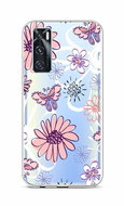 TopQ Cover Vivo Y70 Silicone Flowers 56939 - Phone Cover