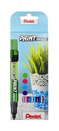 PENTEL MMP20-4COL Paint Marker, leuchtende Farben – Set mit 4 Stück - Marker
