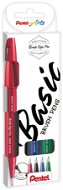 PENTEL Brush Sign Pen  SES15-4 – súprava 4 ks - Popisovač