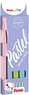 PENTEL Brush Sign Pen SES15P-4 – súprava 4 farieb - Popisovače