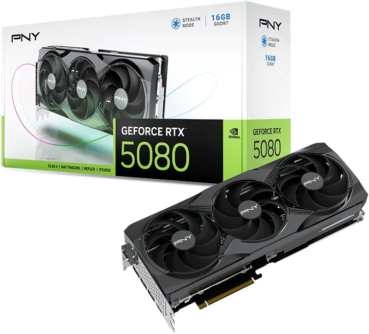 PNY RTX 5080 Triple Fan 16G