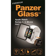 PanzerGlass Premium pre Apple Watch Series 1/2/3 38 mm čierne - Ochranné sklo