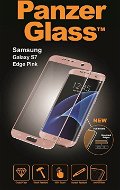 PanzerGlass Premium pre Samsung Galaxy S7 edge ružové - Ochranné sklo