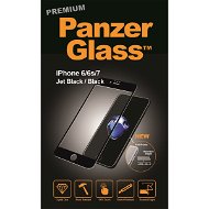 PanzerGlass Premium pre Apple iPhone 6/6s/7/8 čierne - Ochranné sklo