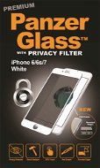 PanzerGlass Premium Privacy az Apple iPhone 6 / 6s / 7/8 készülékhez, fehér - Üvegfólia