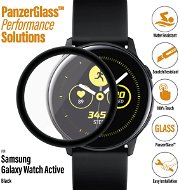 PanzerGlass SmartWatch - Samsung Galaxy Watch Active készülékhez, fekete - Üvegfólia
