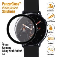 PanzerGlass SmartWatch für Samsung Galaxy Watch Active 2 (40 mm) schwarzer Klebstoff - Schutzglas
