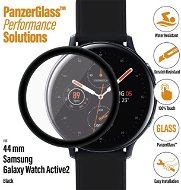 PanzerGlass SmartWatch pre Samsung Galaxy Watch Active 2 (44 mm) čierne celolepené - Ochranné sklo