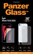PanzerGlass Edge-to-Edge Bundle for Apple iPhone 7/8/SE (2020), Black (Glass + Clear TPU Case) - Glass Screen Protector
