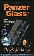 PanzerGlass Edge-to-Edge Antibacterial for Apple iPhone 12 Pro Max, Black, with Anti-BlueLight Layer - Glass Screen Protector