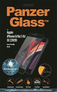 PanzerGlass Edge-to-Edge for Apple iPhone 6/6s/7/8/SE 2020, Black, with Anti-Bacterial Coating - Glass Screen Protector