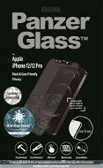 PanzerGlass Edge-to-Edge Privacy Antibacterial für Apple iPhone 12/12 Pro - schwarz mit Swarowski CamSlid - Schutzglas