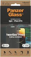 Glass Screen Protector PanzerGlass Privacy Apple iPhone 14 Pro with installation frame - Ochranné sklo