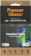 PanzerGlass Privacy Apple iPhone 14 Plus/13 Pro Max s inštalačným rámčekom - Ochranné sklo