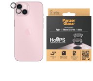 Kamera védő fólia PanzerGlass Camera Protection Rings Apple iPhone 15 / Plus üvegfólia - Hoops Rings - Ochranné sklo na objektiv