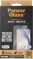 Üvegfólia PanzerGlass Samsung Galaxy A55 5G üvegfólia + telepítő keret - Ochranné sklo