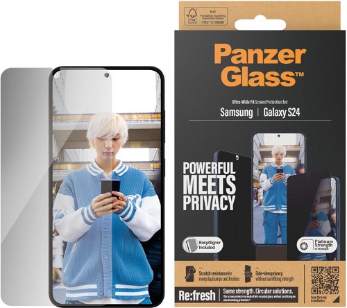 PanzerGlass Samsung Galaxy S24 s instalačním rámečkem - Glass Screen  Protector