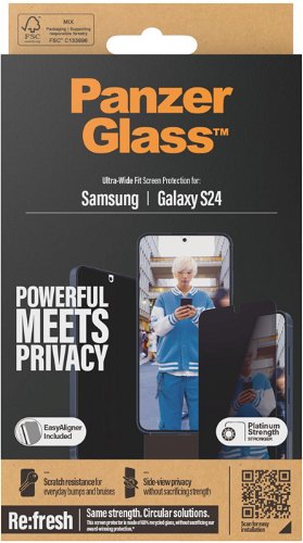 PanzerGlass Samsung Galaxy S24 s instalačním rámečkem - Glass Screen  Protector