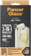 PanzerGlass Bundle 3v1 Apple iPhone 15 (PG sklo + HardCase D30 + Camera Protector) - Glass Screen Protector