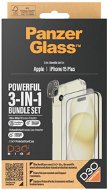 PanzerGlass csomag 3 az 1-ben Apple iPhone 15 Plus (PG üveg + HardCase D30 +  Camera Protector) - Üvegfólia